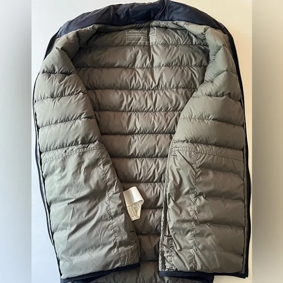 Eddie Bauer EB650 Navy Down Vest EUC - Picture 8 of 13